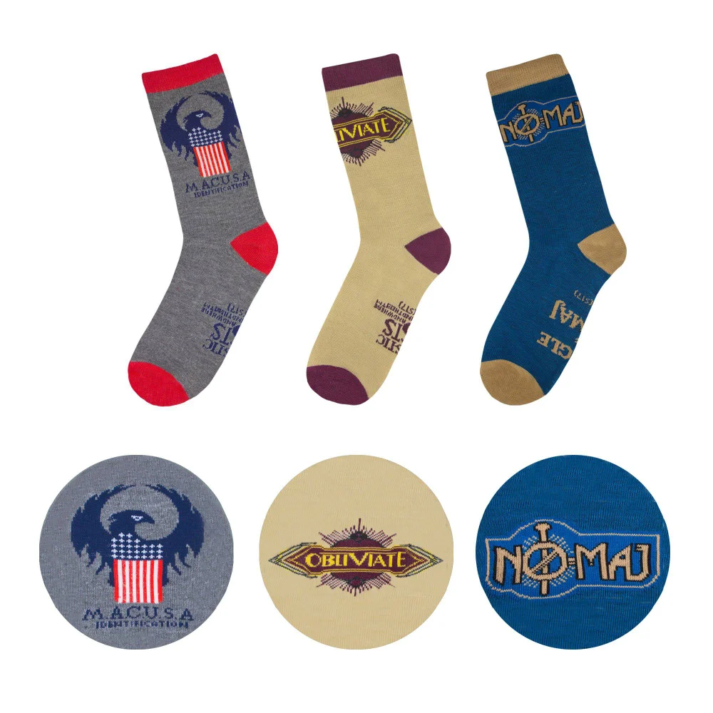 Fantastic Beasts Cinereplica Socks MACUSA Set of 3 Bild 1