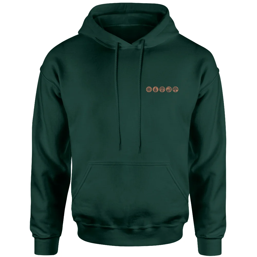 Magic the Gathering Deck Master Unisex Hoodie - Dunkelgrün - S Bild 1