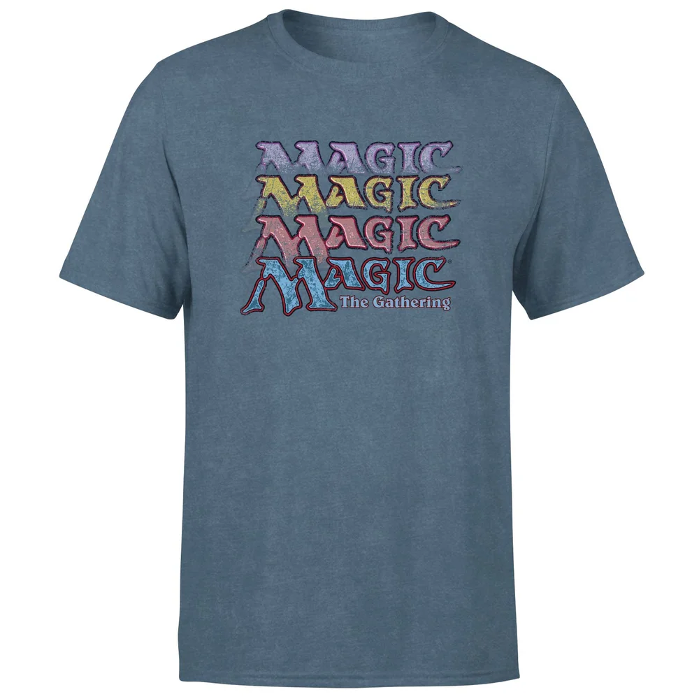 Magic the Gathering Unisex T-Shirt - Navy Acid Wash - S Bild 1