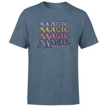 Magic the Gathering Unisex T-Shirt - Navy Acid Wash