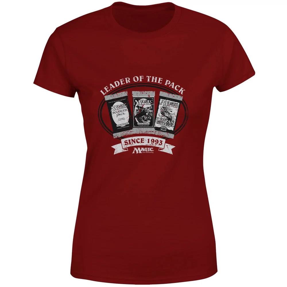 Magic the Gathering Leader Of The Pack Damen T-Shirt - Burgunderrot - XS Bild 1