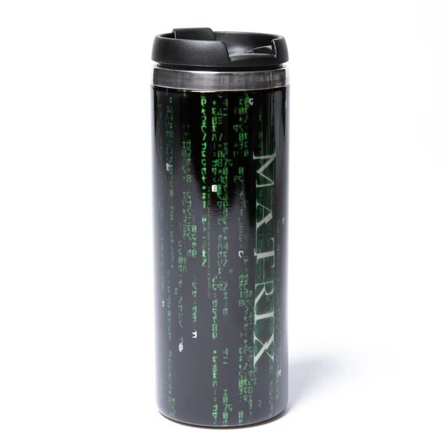 The Matrix Stainless Steel Thermo Reisebecher - Metallic Finish