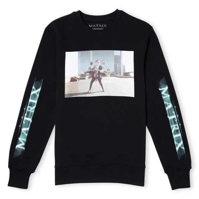 The Matrix Code Sweatshirt - Schwarz