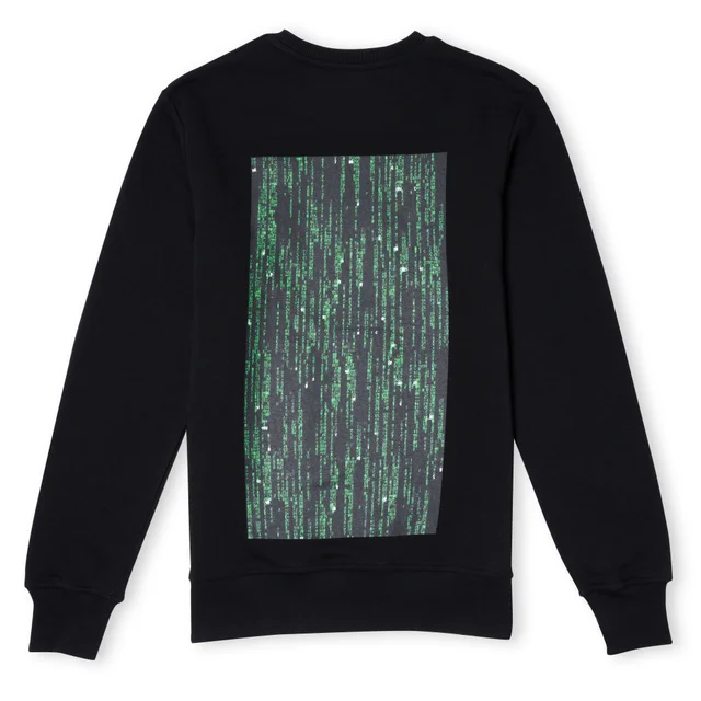 The Matrix Code Sweatshirt - Schwarz