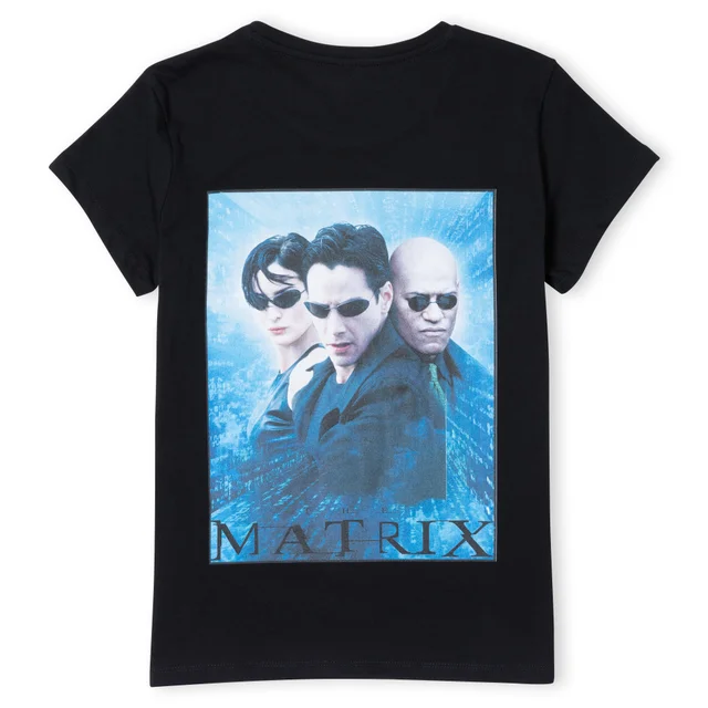 The Matrix Code Damen T-Shirt - Schwarz
