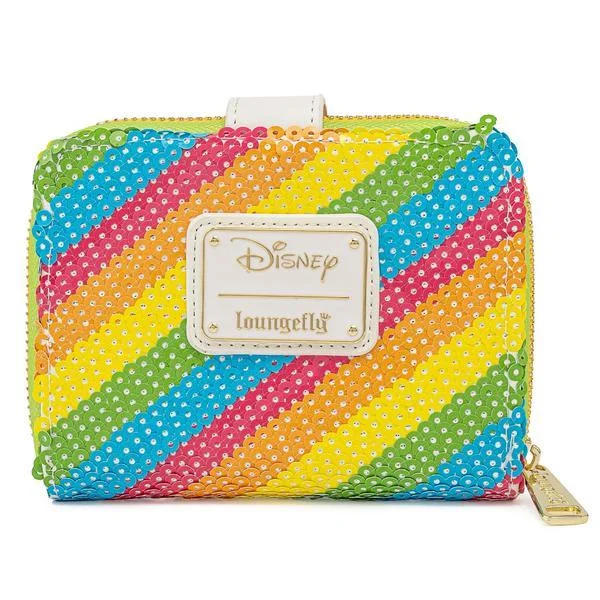 Loungefly Disney Sequin Rainbow Zip Around Wallet Bild 1