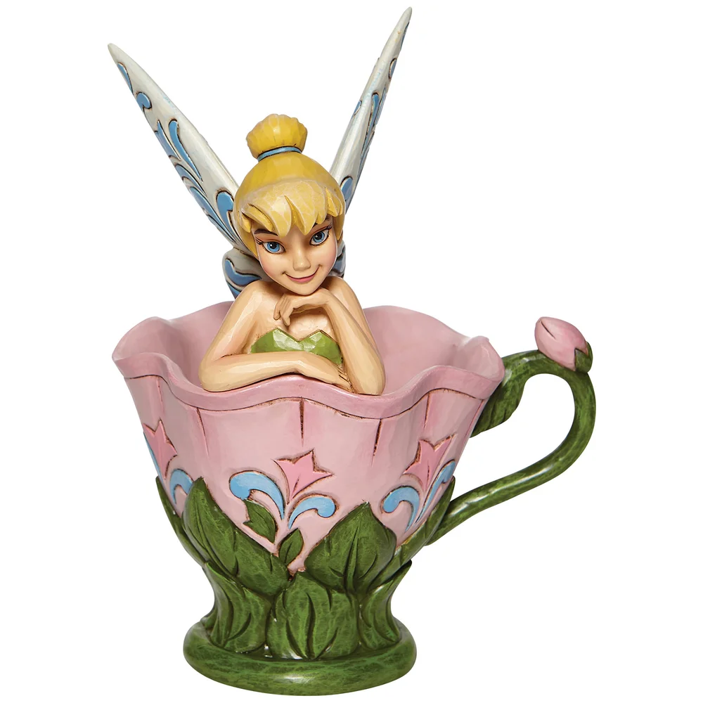 Disney Tinkerbell in einer Blume sitzend Figur Bild 1
