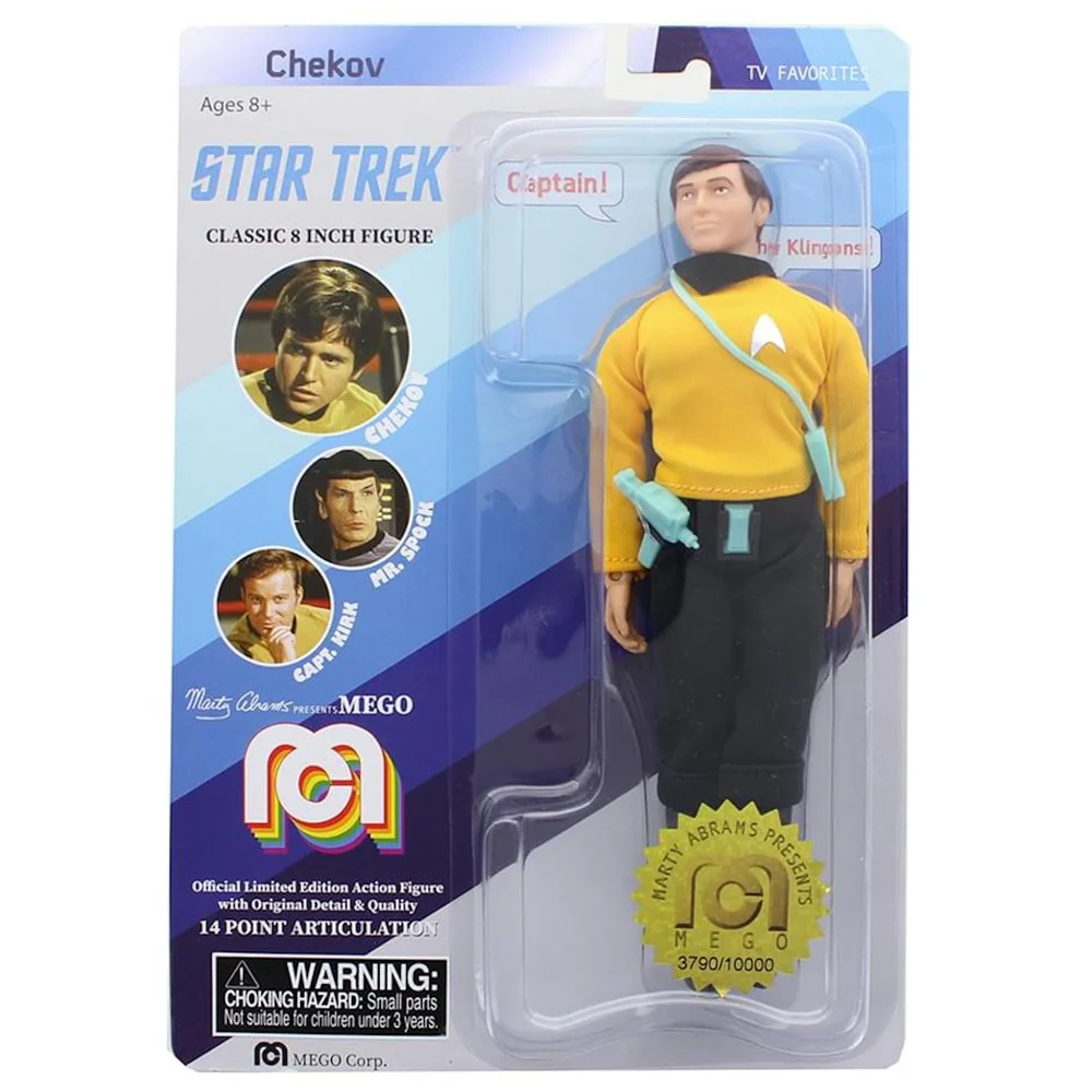 Mego 8" Figure - Star Trek Chekov Original Series Bild 1