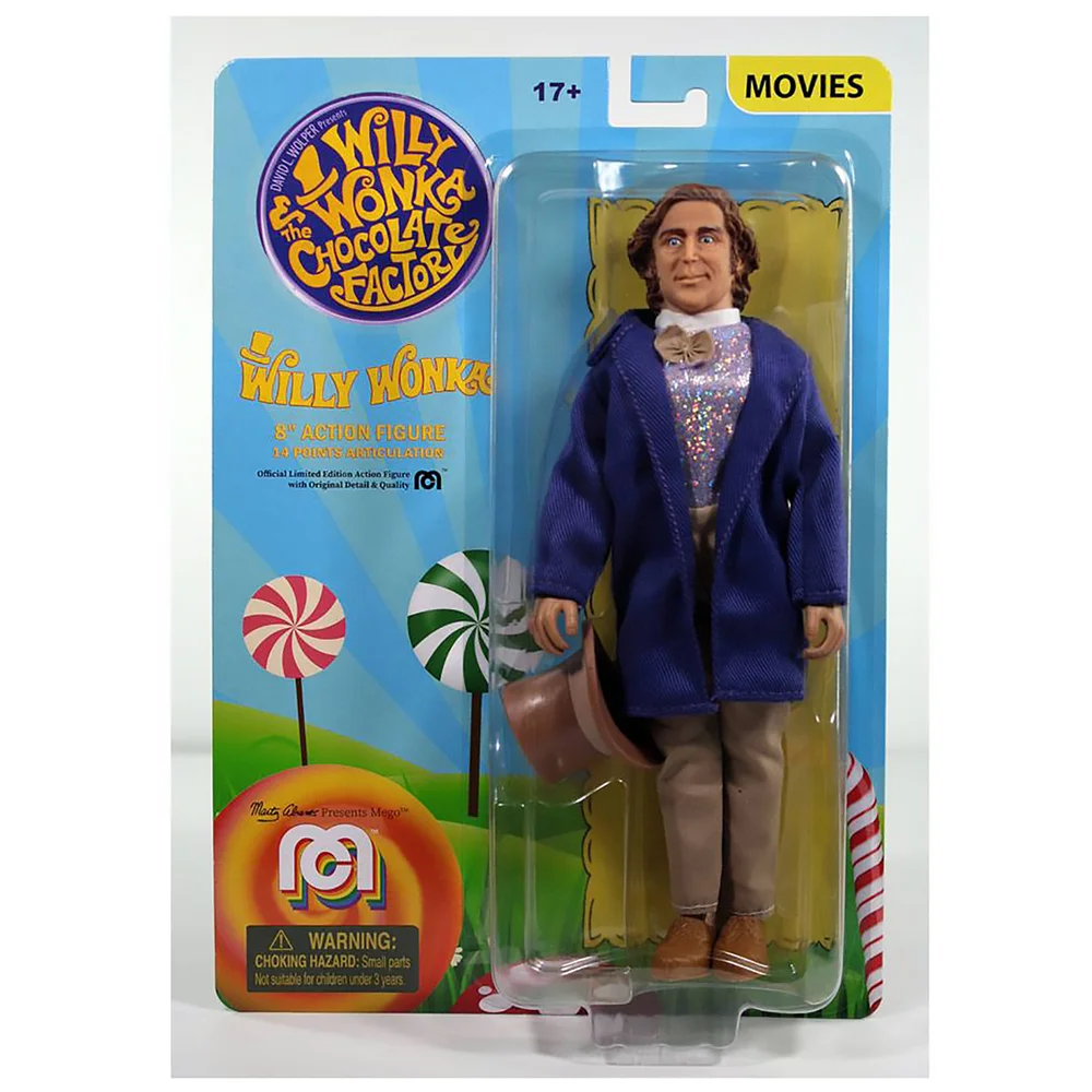 Mego 20 cm Figur - Willy Wonka und die Schokoladenfabrik (Gene Wilder) Bild 1