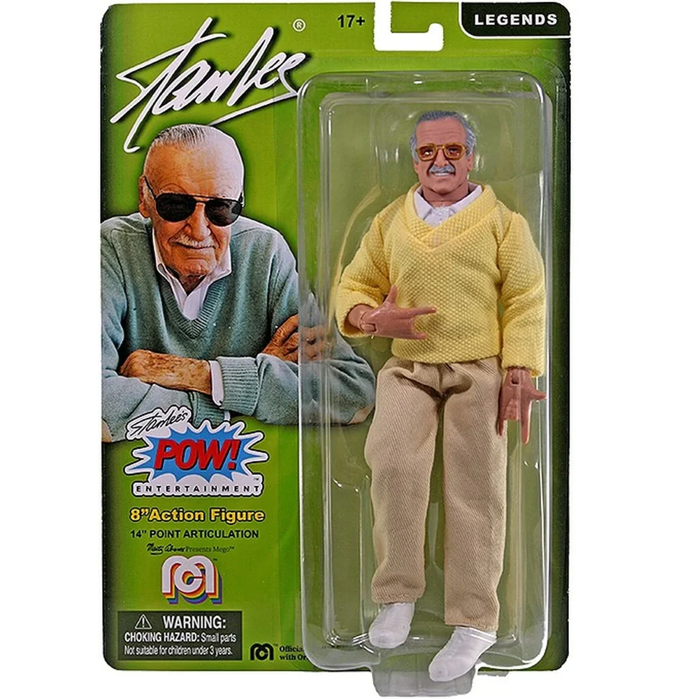 Mego 20 cm Figur - Stan Lee Sweater with spider hands Bild 1