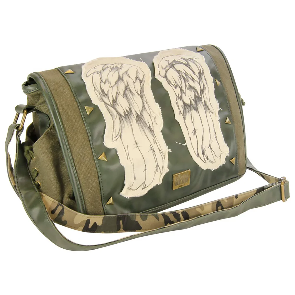 Coop Walking Dead Daryl Wings Umhängetasche Tarngrün Bild 1