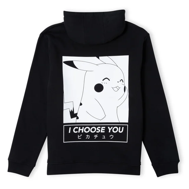 Pokémon I Choose You Unisex Hoodie - Schwarz