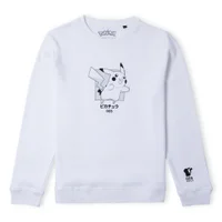 Pokémon Pikachu Jump Unisex Sweatshirt - Weiß