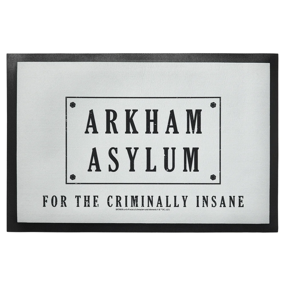Batman Villains Arkham Asylum Fussmatte Bild 1