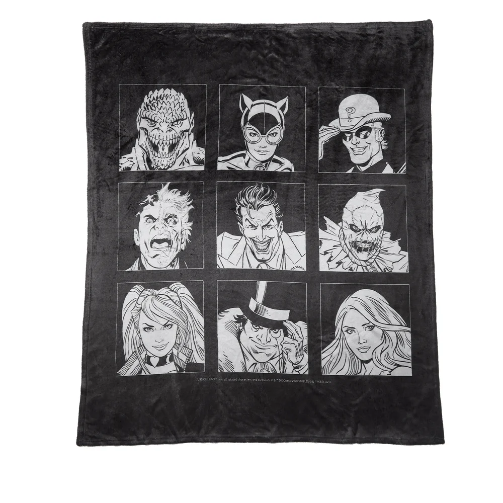 Batman Villains Icon Fleecedecke - M Bild 1
