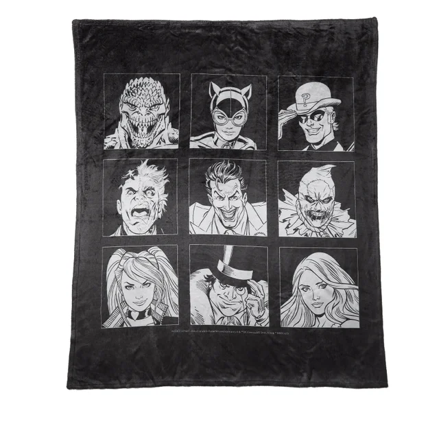 Batman Villains Icon Fleecedecke