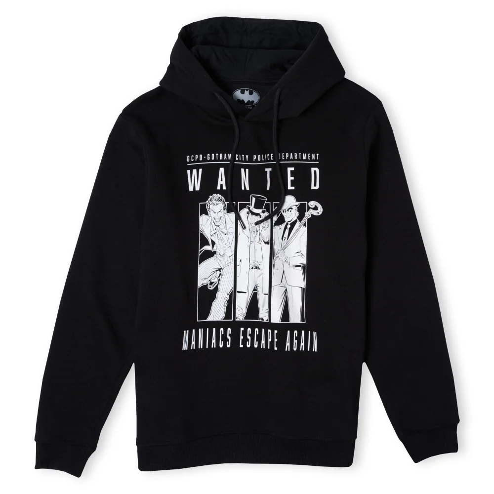 Batman Villains Gotham's Most Wanted Hoodie - Schwarz - S Bild 1