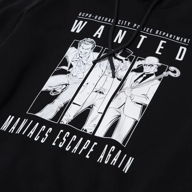 Batman Villains Gotham's Most Wanted Hoodie - Schwarz