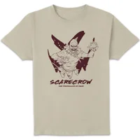 Batman Villains Scarecrow Unisex T-Shirt - Weiß Vintage Wash