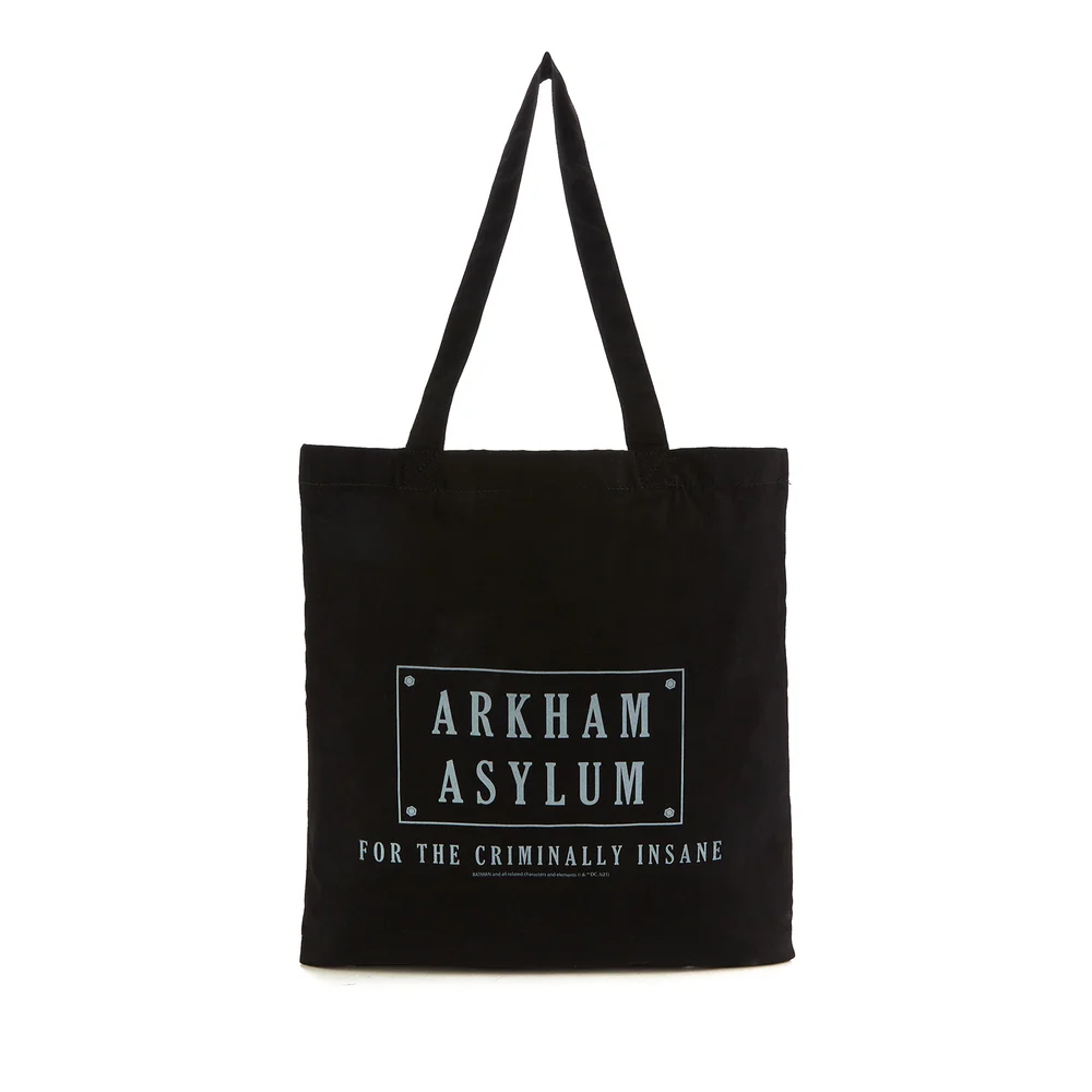 Batman Villains Arkham Asylum Tragetasche - Schwarz Bild 1