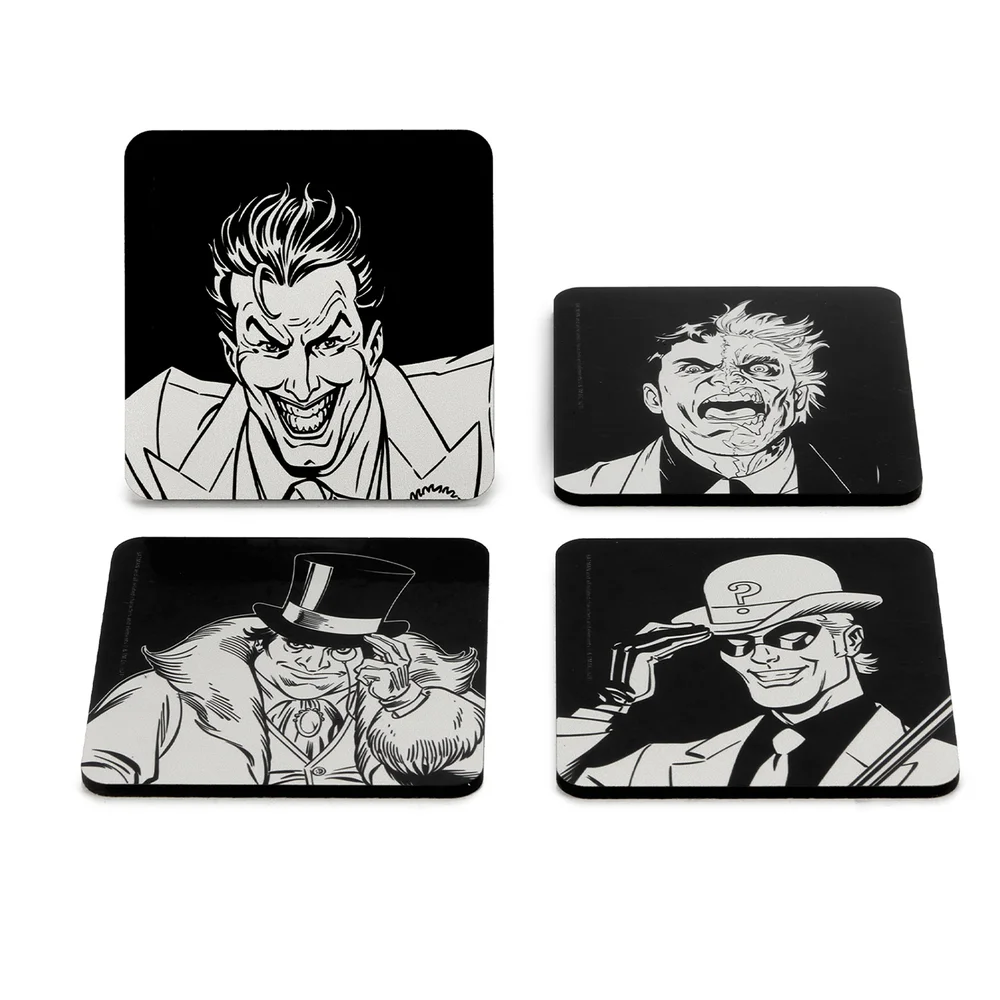 Batman Villains Icon Untersetzerset Bild 1