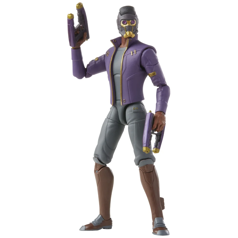 Hasbro Marvel Legends Series T'Challa Star-Lord What If Action Figure and Build-a-Figure Parts Bild 1