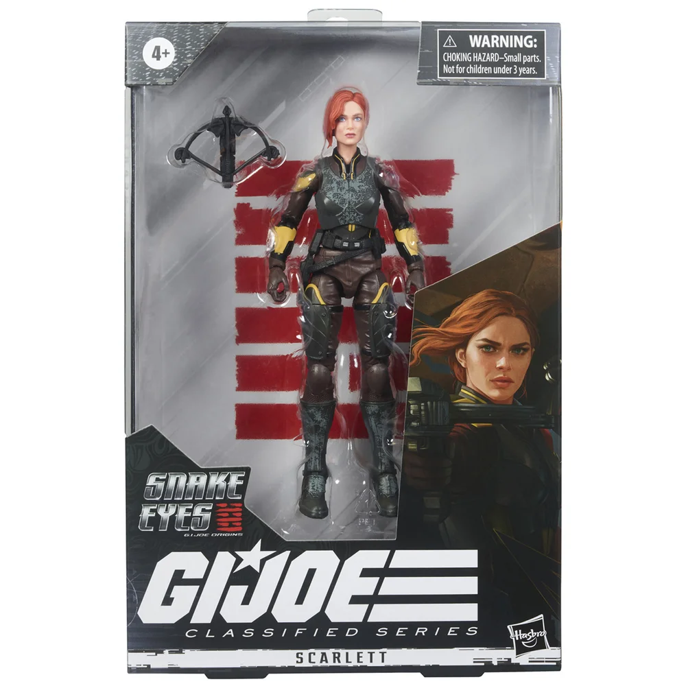Hasbro G.I. Joe Classified Series Snake Eyes: G.I. Joe Origins Scarlett Actionfigur Bild 1