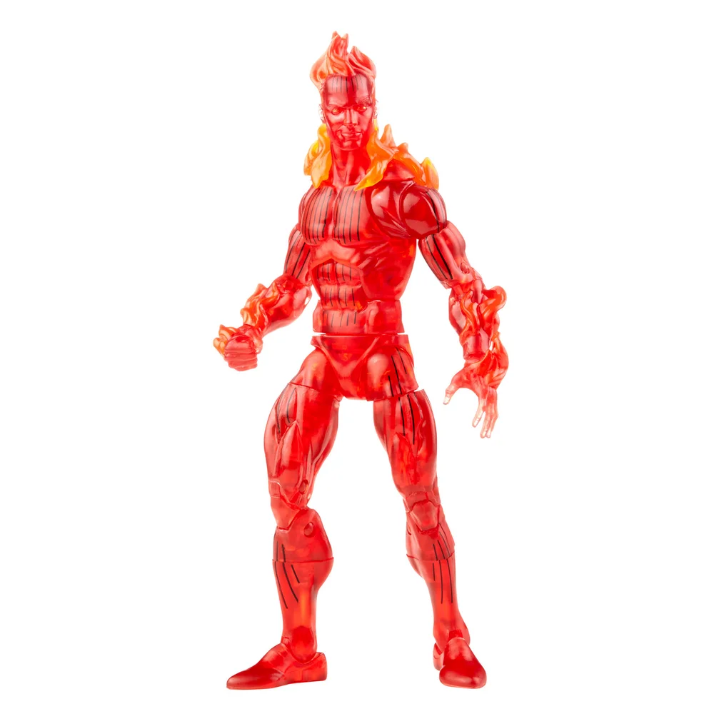 Hasbro Marvel Legends Series Retro Fantastic Four The Human Torch Action Figure Bild 1