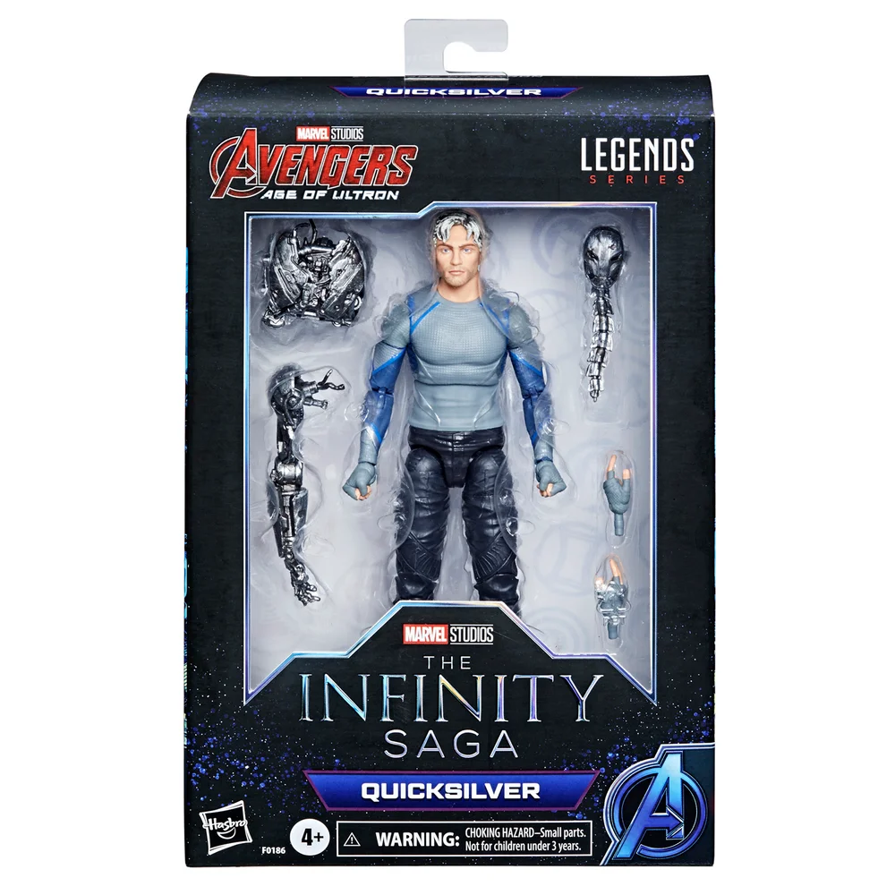 Hasbro Marvel Legends Avengers Serie 15 cm Quicksilver Bild 1