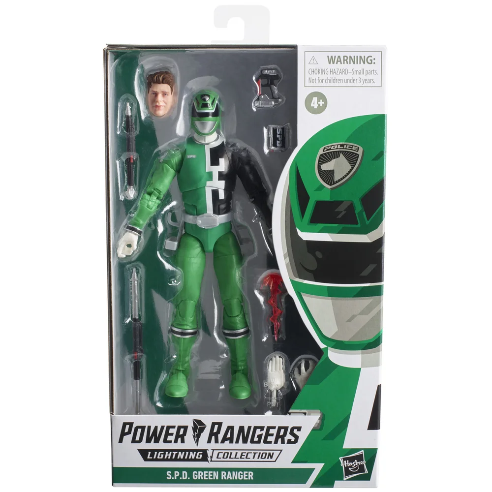 Hasbro Power Rangers Lightning Collection S.P.D. Green Ranger Figur Bild 1