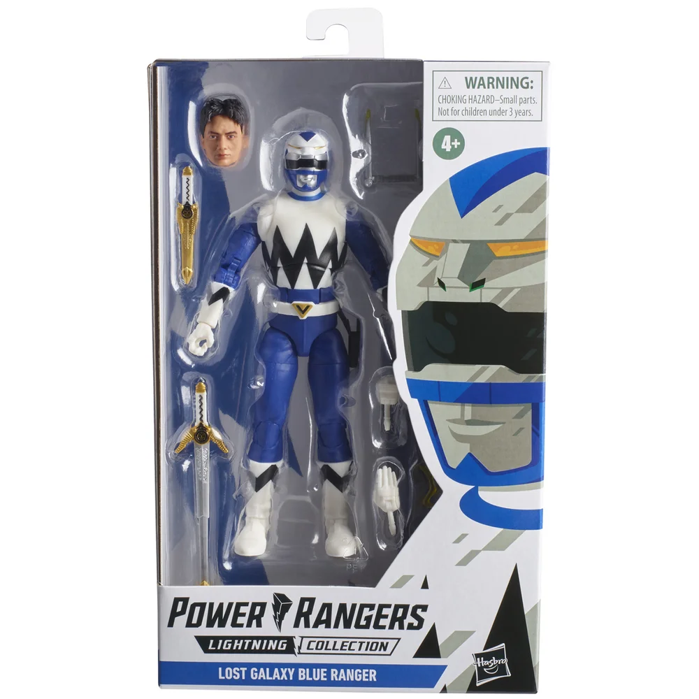 Hasbro Power Rangers Lightning Collection Lost Galaxy Blauer Ranger Figur Bild 1