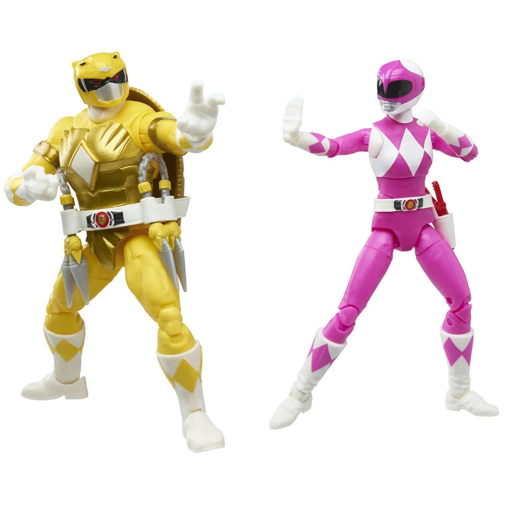 Hasbro Power Rangers X Teenage Mutant Ninja Turtles Morphed Michelangelo and Morphed April O’Neil Action Figures 2 Pack Bild 1