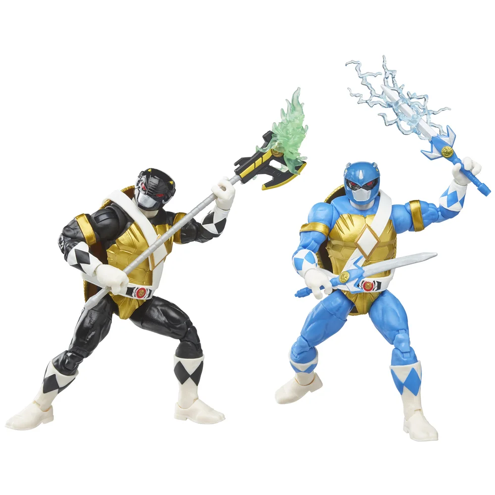 Hasbro Power Rangers X Teenage Mutant Ninja Turtles Morphed Donatello and Morphed Leonardo Action Figures 2 Pack Bild 1