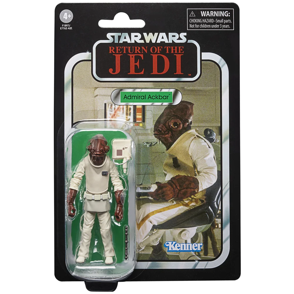 Hasbro Star Wars The Vintage Collection Die Rückkehr der Jedi-Ritter Admiral Ackbar Actionfigur Bild 1