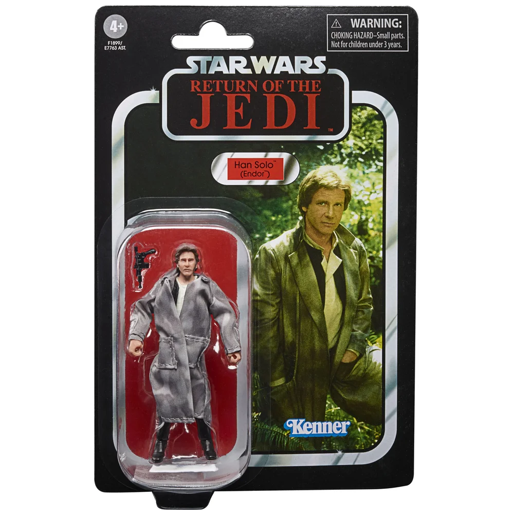 Hasbro Star Wars The Vintage Collection Die Rückkehr der Jedi-Ritter Han Solo (Endor) Actionfigur Bild 1