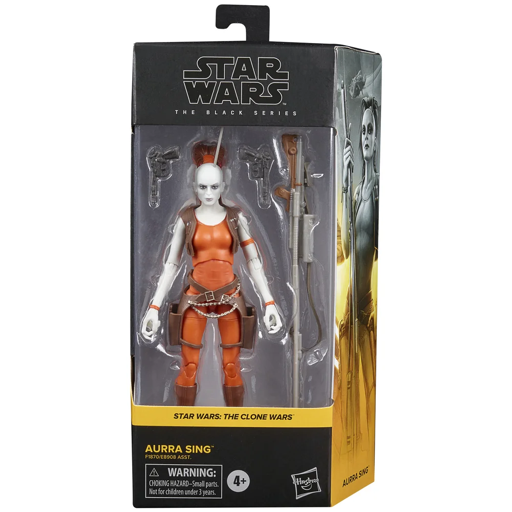 Hasbro Star Wars The Black Series The Clone Wars Aurra Sing Actionfigur Bild 1