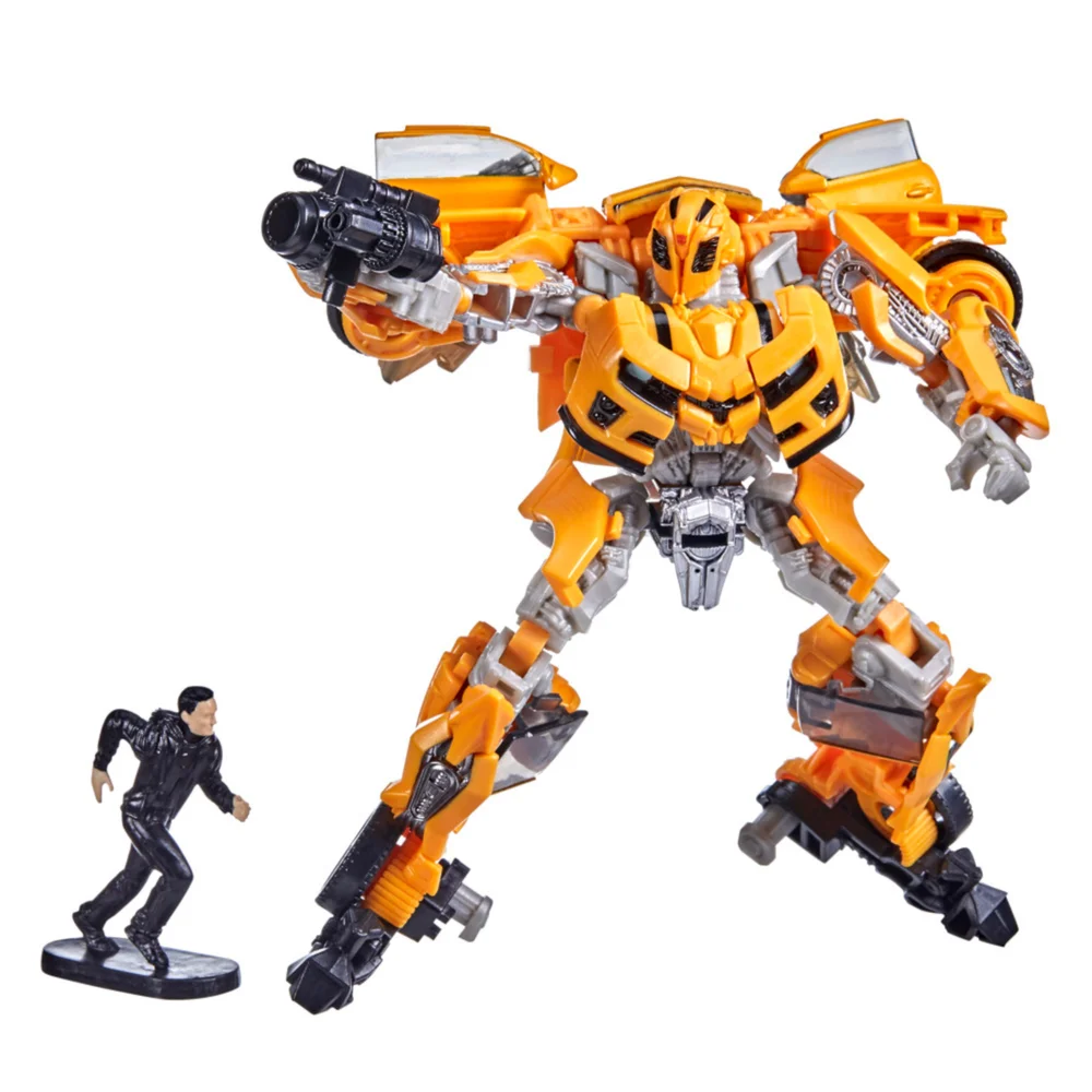Hasbro Transformers Studio Series 74 Deluxe Class Transformers: Revenge of the Fallen Action Figure Bumblebee & Sam Witwicky Bild 1