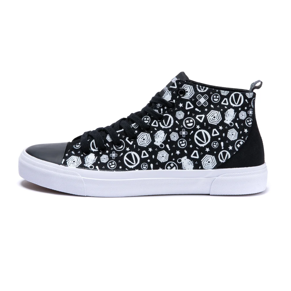 Akedo x Borderlands Doodle High Top - Black - UK10 / EU44.5 Bild 1