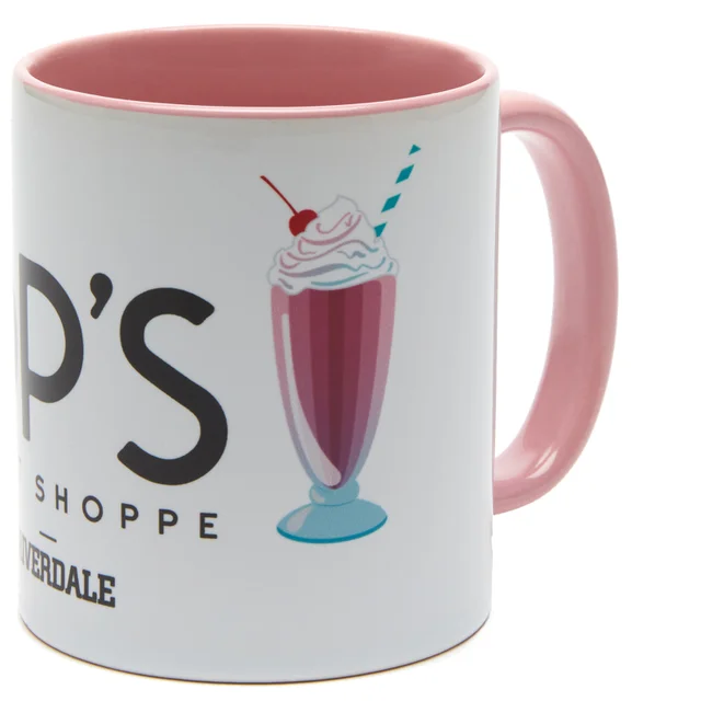 Riverdale Pops Chocklit Shoppe Tasse - Weiß/Pink