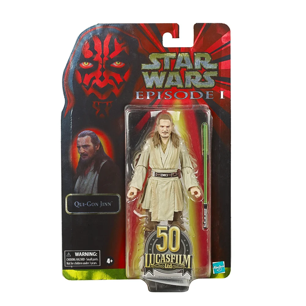 Hasbro Star Wars The Black Series Qui-Gon Jinn Actionfigur Bild 1