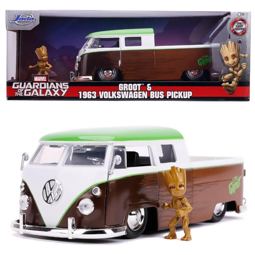 Jada Toys Marvel Groot VW Micro Truck im Maßstab 1:24 Bild 1