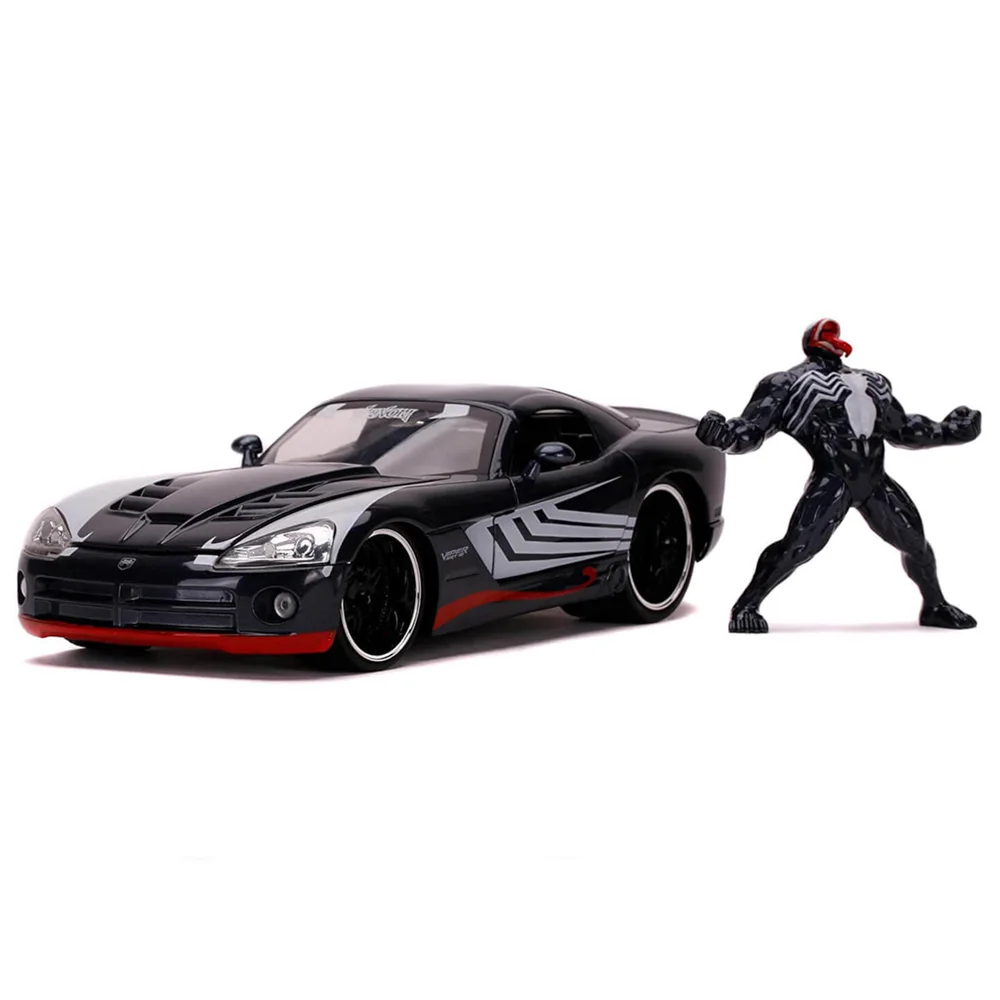 Jada Toys Marvel Venom 2008 Dodge Viper im Maßstab 1:24 Bild 1