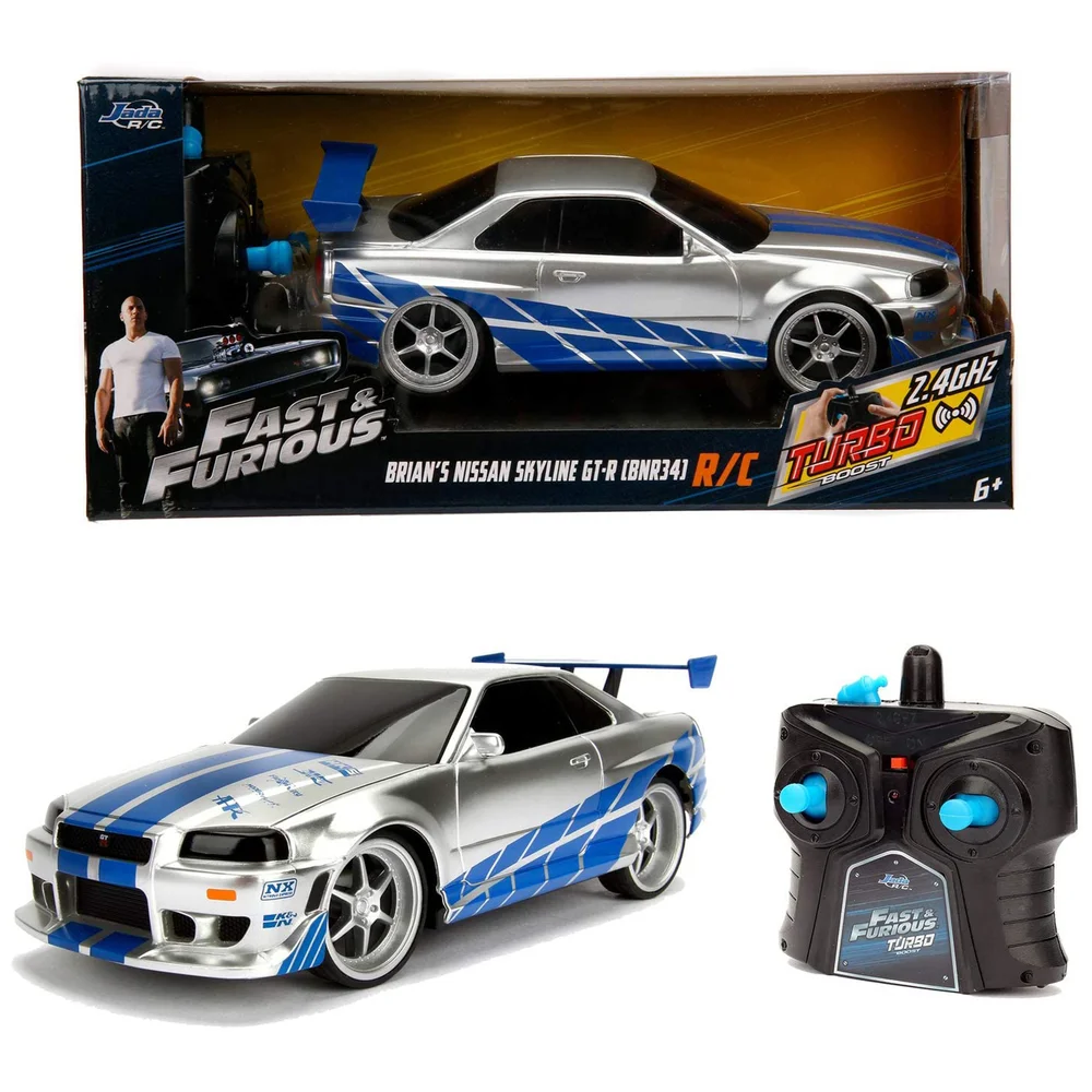 Jada Toys Fast & Furious RC Nissan Skyline Gtr im Maßstab 1:24 Bild 1