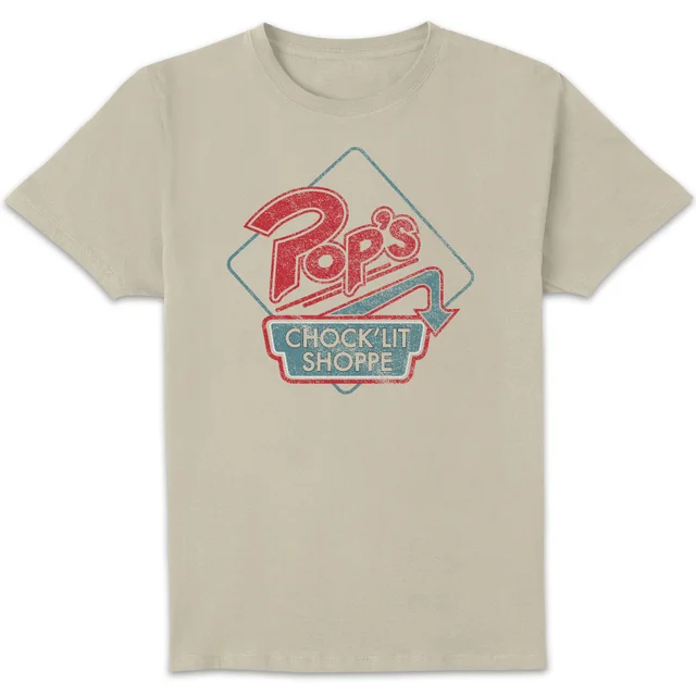 Riverdale Pop's Choclit Shop Unisex T-Shirt - Weiß Vintage Wash