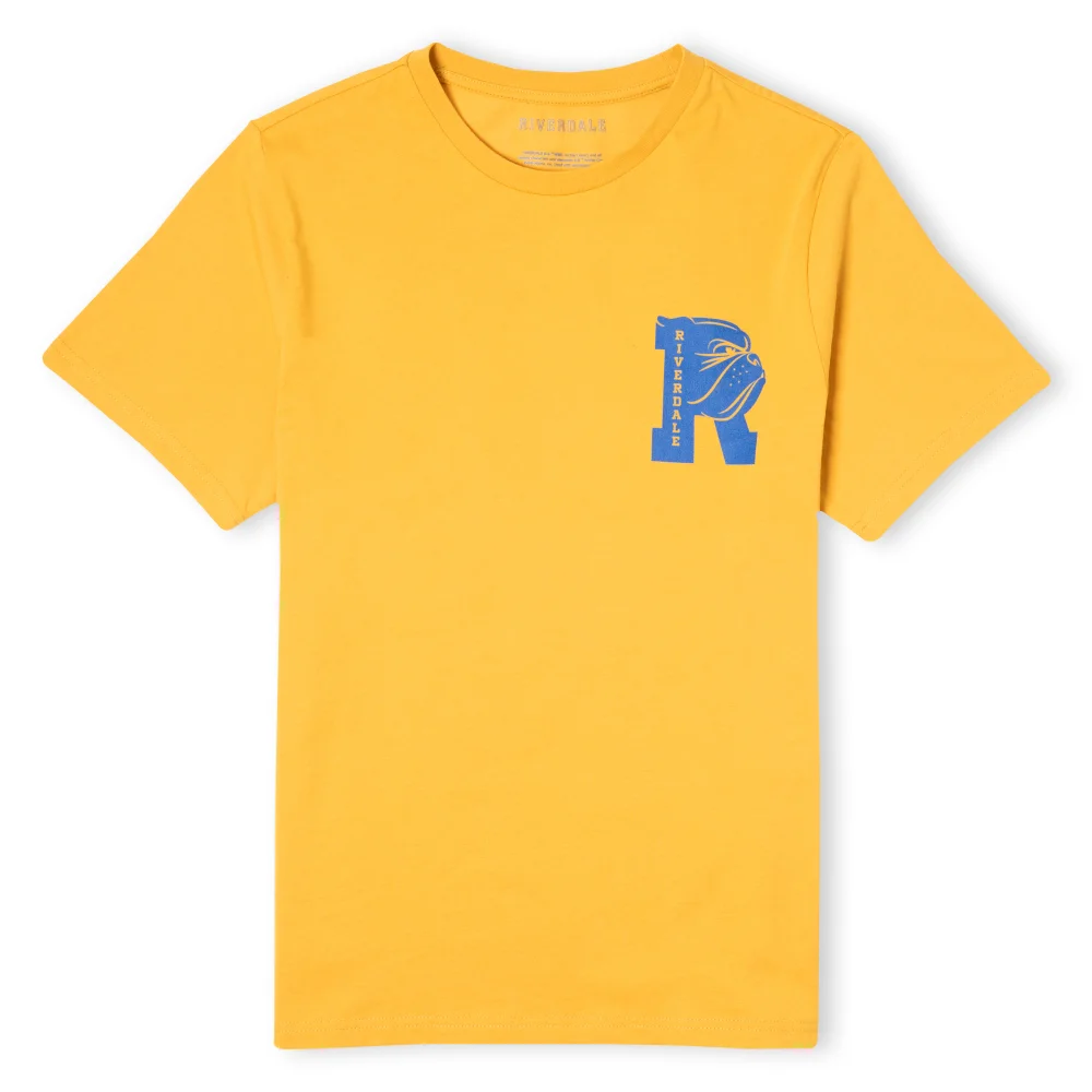 Riverdale Bulldog Pocket Print Unisex T-Shirt - Gelb - L Bild 1