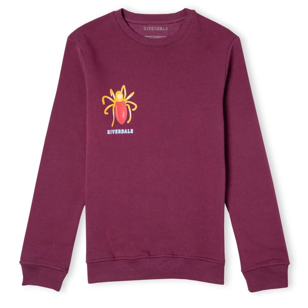 Riverdale Cheryl Blossom Broach Unisex Sweatshirt - Burgunderrot - S Bild 1