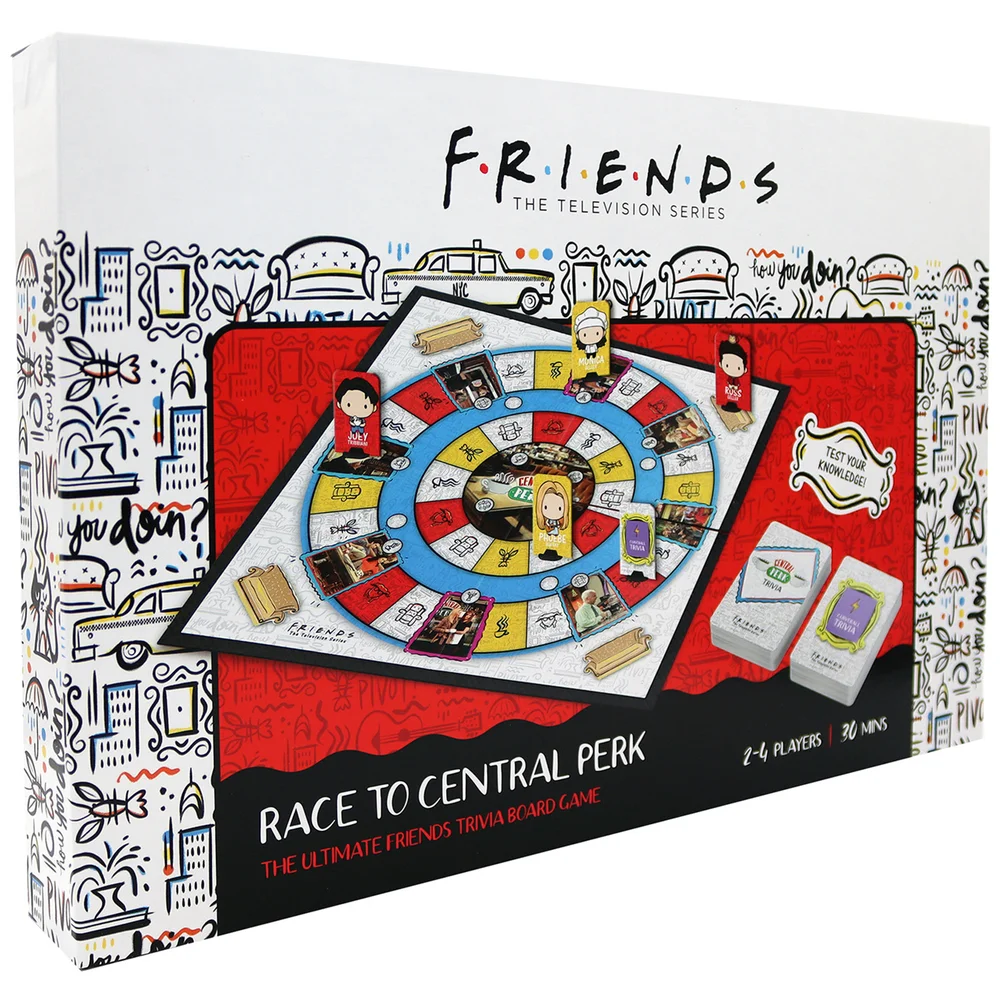 Friends Race to Central Perk Board Game Bild 1