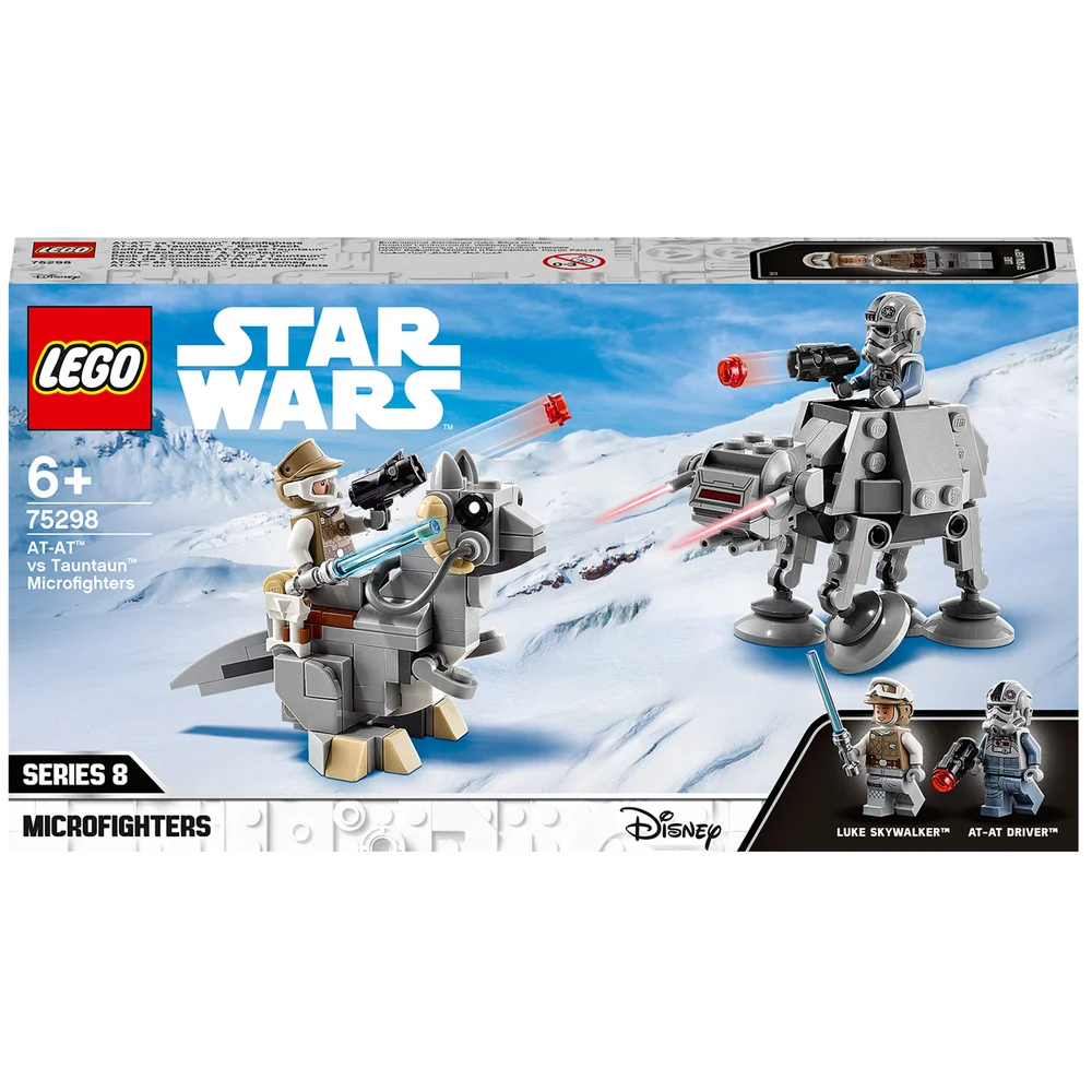 LEGO 75298 Star Wars AT-AT vs. Tauntaun Microfighters Bauset mit Luke Skywalker und AT-AT Pilot Minifiguren Bild 1
