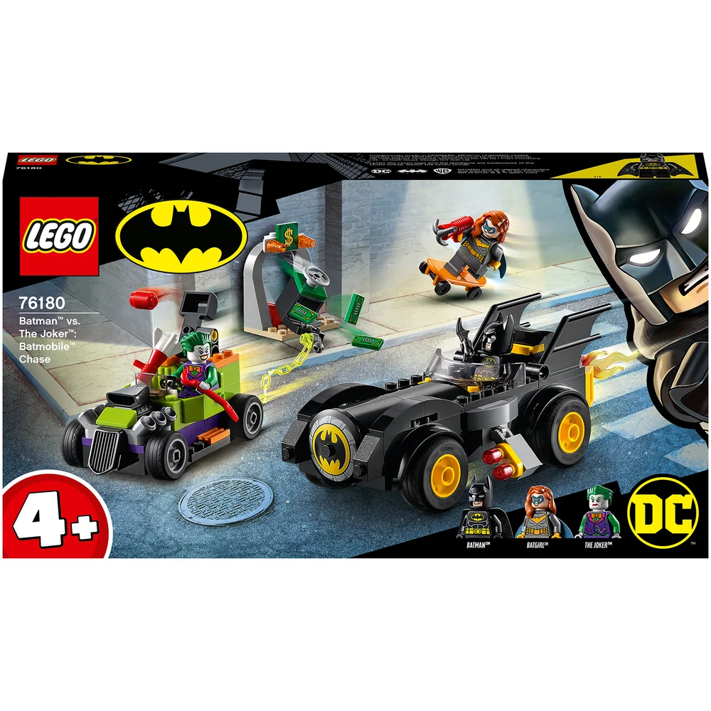 LEGO DC Batman vs. LEGO DC Batman Der Joker: Verfolgungsjagd im Batmobil (76180) Bild 1
