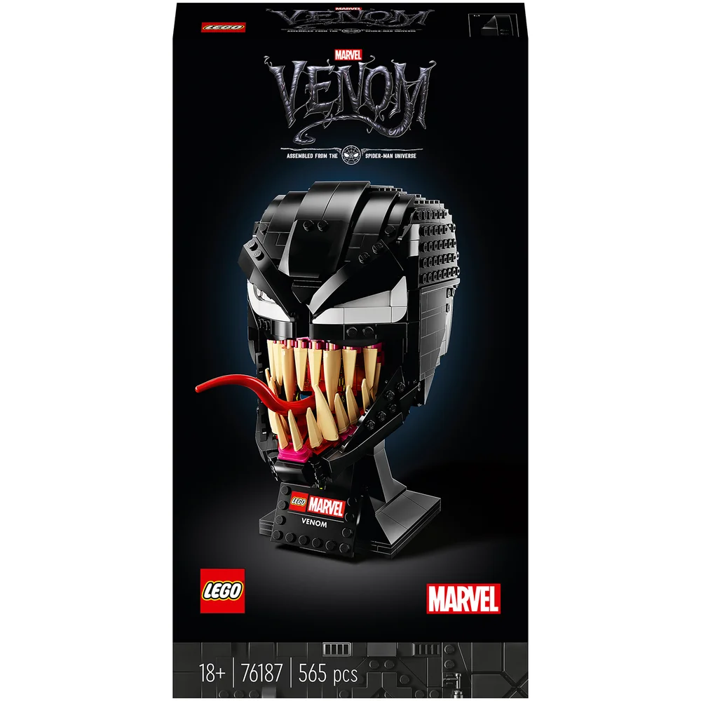 LEGO Marvel Spider-Man Venom Maske Bauset für Erwachsene (76187) Bild 1